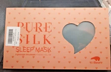 itBear 100% Pure Silk Sleep Mask, 22 Momme 6A Silk Fabric and Filling