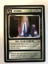 Star Trek CCG 1E Chula: Elige uno para salvar dos como nuevo poco común - The Dominion 1998