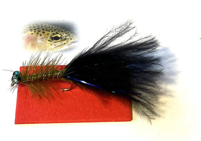 4 X Scotflytyer Adam's Royal Kingfisher Damsel Nymphs  (B830 Size 10 Kamasan)