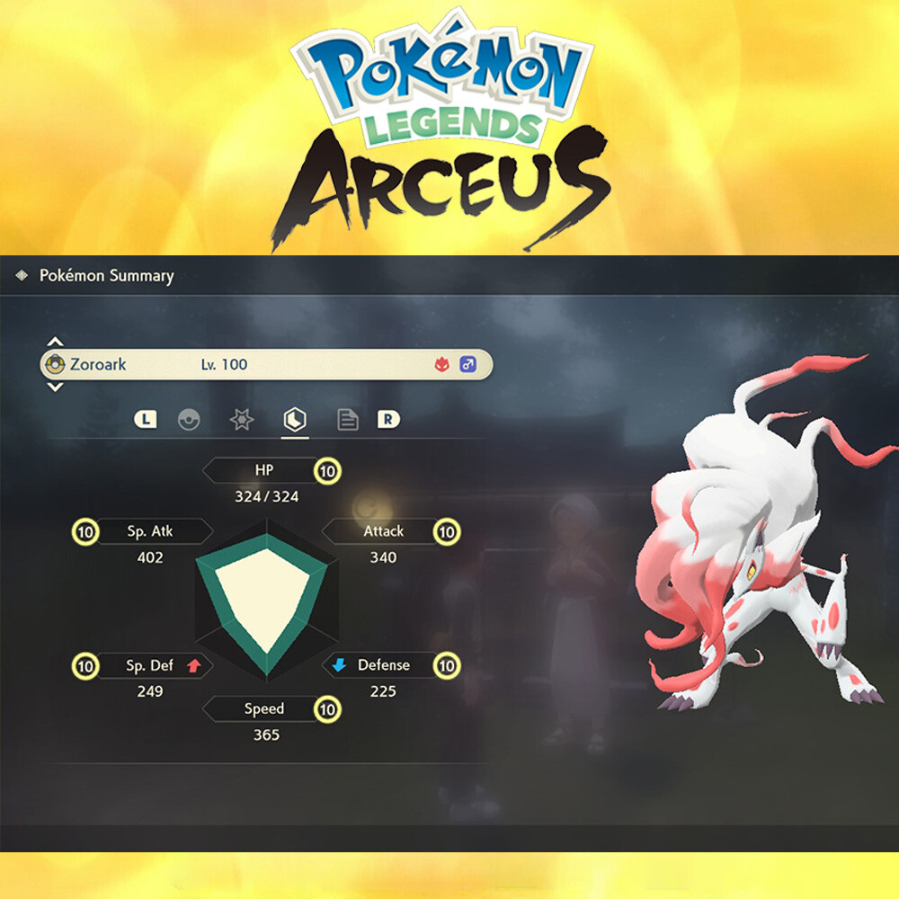 Legends Arceus Zoroark 特撮 Zorua Zoroark (Hisui Form