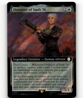 MTG Overseer of Vault 76 (Extended Art) (Surge Foil) - Universes Beyond: Fallout