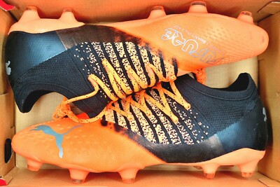 Puma Future Z 2.3 FG/AG Soccer Cleats Black/Orange 106757-01 Men Sz 11 New