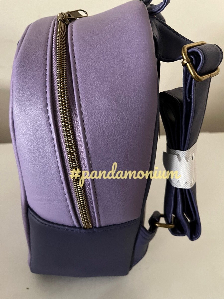Loungefly Disney Haunted Mansion Map Mini Backpack Spooky Goth Hot Topic Purple Loungefly - Hot Topic Disney Haunted Mansion Purple Map Mini  main image 2