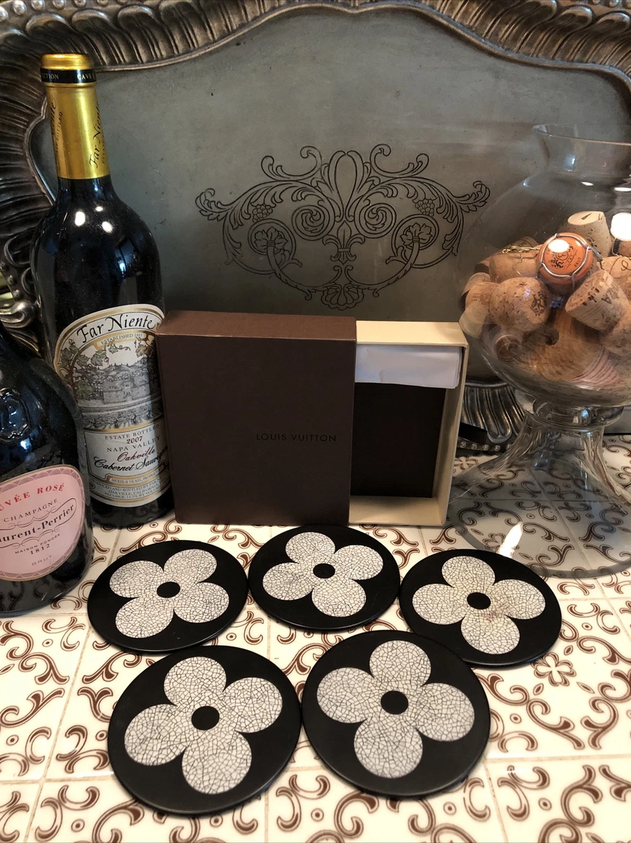 Louis Vuitton, Dining, Louis Vuitton Eggshell And Lacquer Coasters