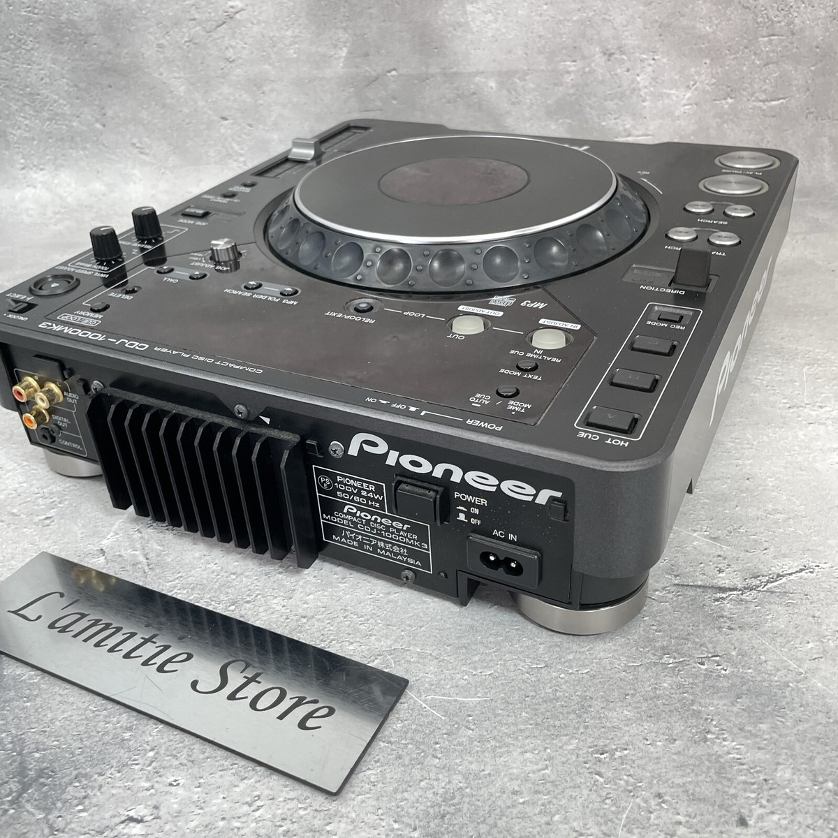 Pioneer DJ CDJ-1000 MK3 Digital CD Deck Turntable Player | Black