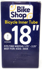 Bike Shop Bicycle Inner Tube Schrader Valve 18" 1.75"-2.25"