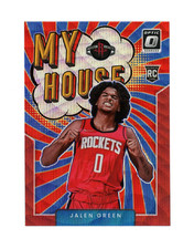 JALEN GREEN 2021-22 Panini Donruss Optic My House Red Wave Prizm Rc Asia T-Mall