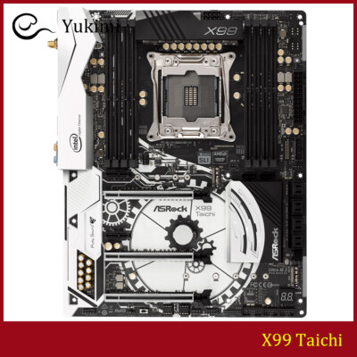 FOR ASROCK X99 Taichi DDR4*8 LGA 2011-3 128GB ATX Motherboard Test OK