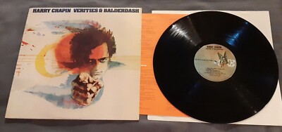 Harry Chapin LP Verities & Balderdash 1974 Elektra 7E-1012 with insert vg++