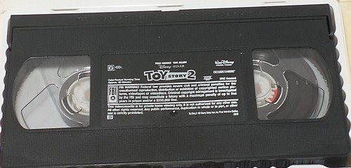 Pair of Disney TOY STORY VHS tapes Original & 2. 1995 / 1999 NOT TESTED Pixar VG - Foto 12 di 12