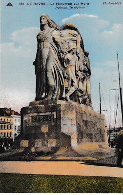Le Havre - Gedenkstätte 1. Weltkrieg - alte Postkarte
