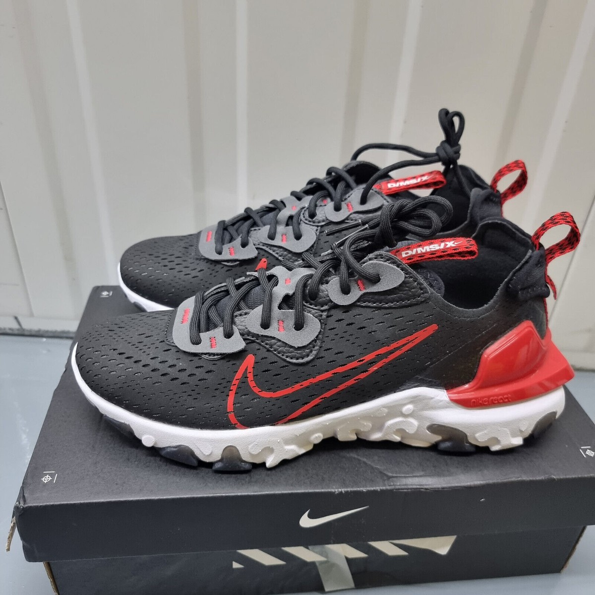 Nike React Vision 'University Red' Trainers Various Sizes (FD3353