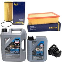 MotoröL Filter Set 5W-30 6 Liter + Schraube FüR Audi Seat Skoda Vw Passat 2.0