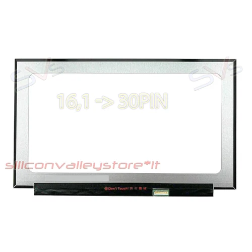 Schermo Display Slim Led Compatibile P/N: N161HCA-EAC N161HCA-EA3 TV161FHM-NH0