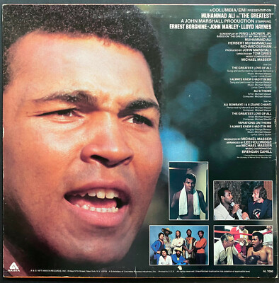 1977 Muhammad Ali The Greatest LP Record Vintage Boxing Album | eBay