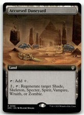 Accursed Duneyard (Extended Art) #36 MTG Aetherdrift NM X1