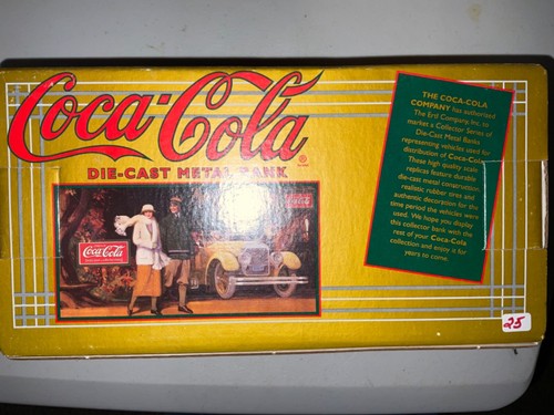 Vintage 1994 Kenworth Coca Cola Tanker Truck Die Cast Metal Coin Bank - Sealed - Picture 2 of 4