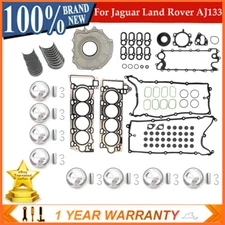 Engine Pistons Gaskets Bearings Kit For Jaguar Land Rover 5.0L V8 Supercharged