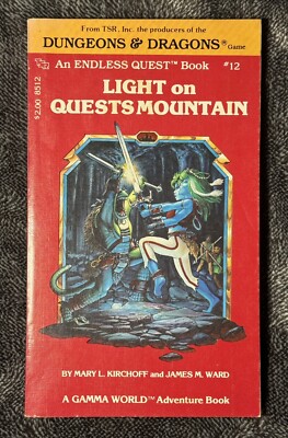 NEW! Dungeons & Dragons: Light on Quests Mountain #12. 1st Print 1983