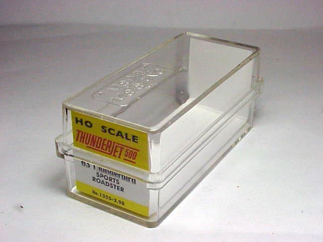 1355 63' FORD THUNDERBIRD ROADSTER SLOT CAR INSERT LABEL BY MODEL MOTORING