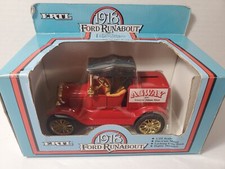 ERTL 1918 Ford Runabout Red Agway Bank 1/25 Scale Die-Cast Metal Replica 1986