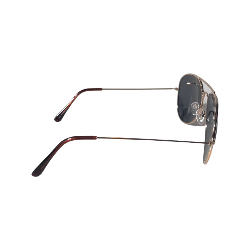 Dark Smoke Lens Top Gun Maverick 金色框架飞行员太阳镜飞行员 — 第 3/3 张图片