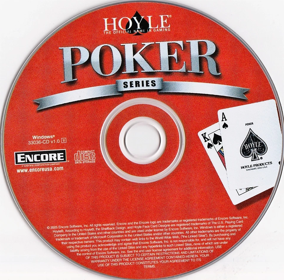 Hoyle® Poker Series Bundle PC CD-ROM) + Manual & Rule book Windows 10 - Image 3 of 4