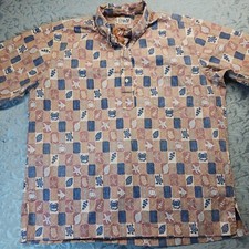 Reyn Spooner Hawaiian Traditionals Hawaii Sealife Mens Size XL