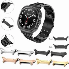 Hard Stainless Adapter For Samsung Watch 8 44/40 Ultra 47mm Metal Connector Band