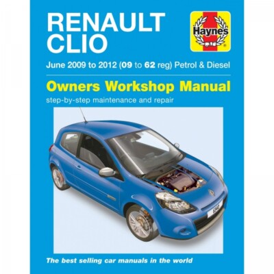 Renault Clio 06.2009-2012 Benzin Diesel workshop manual Haynes