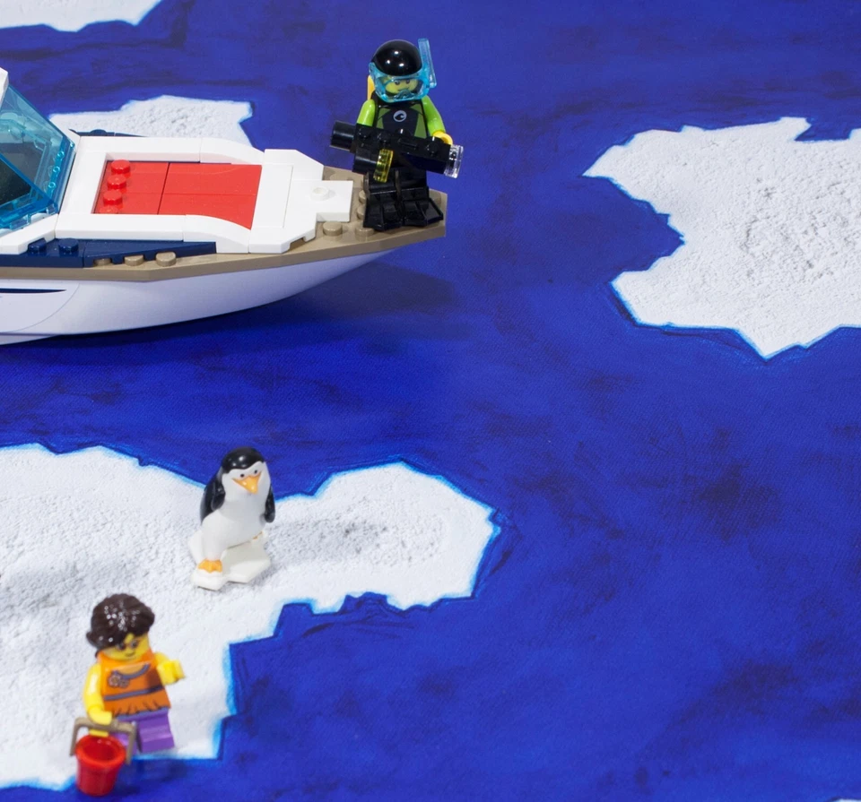 1pcs/lot. Antarctica expedition- educational, developing, play mat from "ZILUKS" - Image 2 of 4
