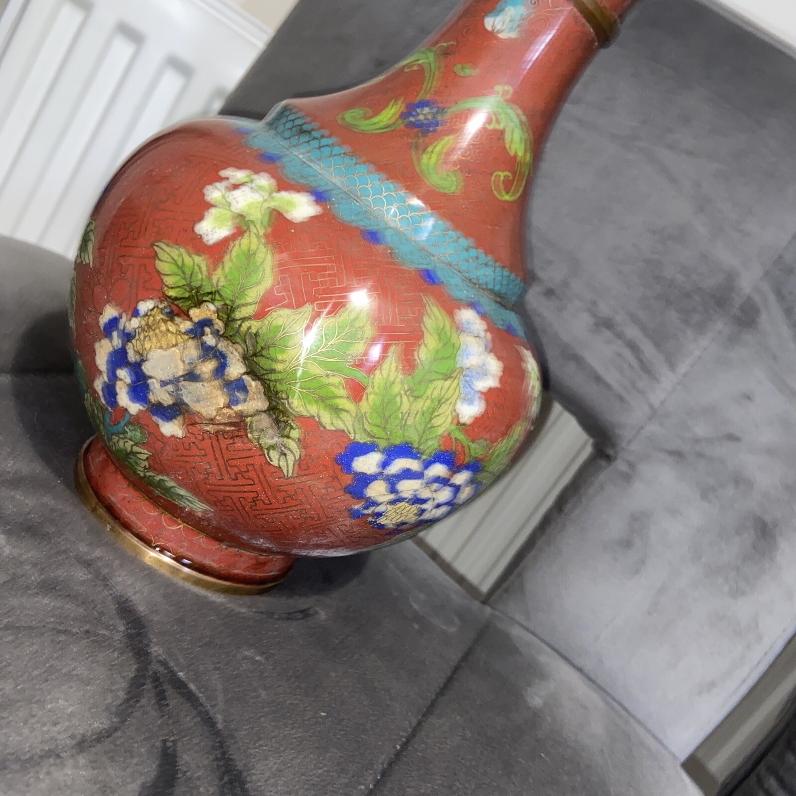 Chinese Cloisonné Vase eBay