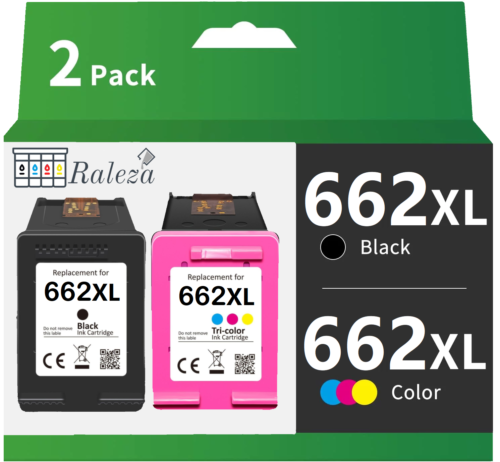 662XL Ink Cartridge Replacement for HP Deskjet 1015 2515 2645 3515 3545 4510 - Picture 1 of 1