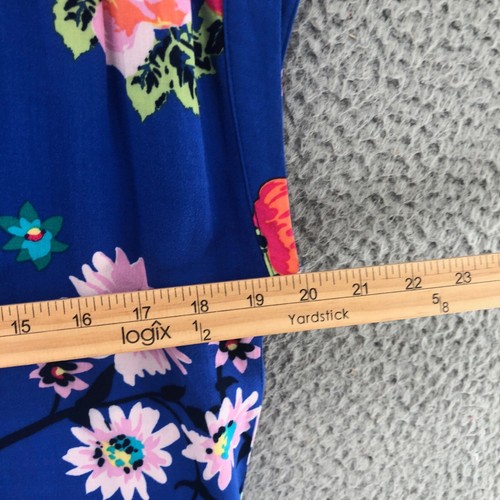 Matilda Jane Romper Womens Large Out And About Hello Lovely Blue Multi Floral - 第 8/13 張圖片
