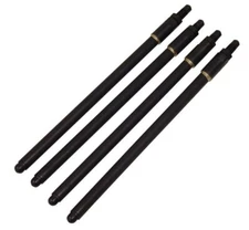 Mid USA 60266 Black Rapid Change Adjustable Pushrod Kits Twin Cam '99+