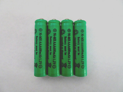 4x Akku Micro AAA Ni-MH 600mAh 1,2V für SOLAR-Leuchten Lampen LED Lichterketten