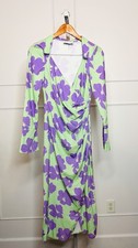 ASOS Floral Dress Size 2 NWT Mint And Lavender 70’s Flower Child Vibes Feminine 