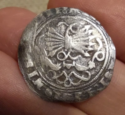 Piece Espagne - Isabelle et Ferdinand 1 real 1469-1504 Séville argent monnaie - Photo 1/3