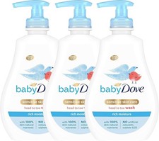 Image of Baby Dove Rich Moisture Head to Toe Wash - Gentle Nourishing Hair Body Wash for