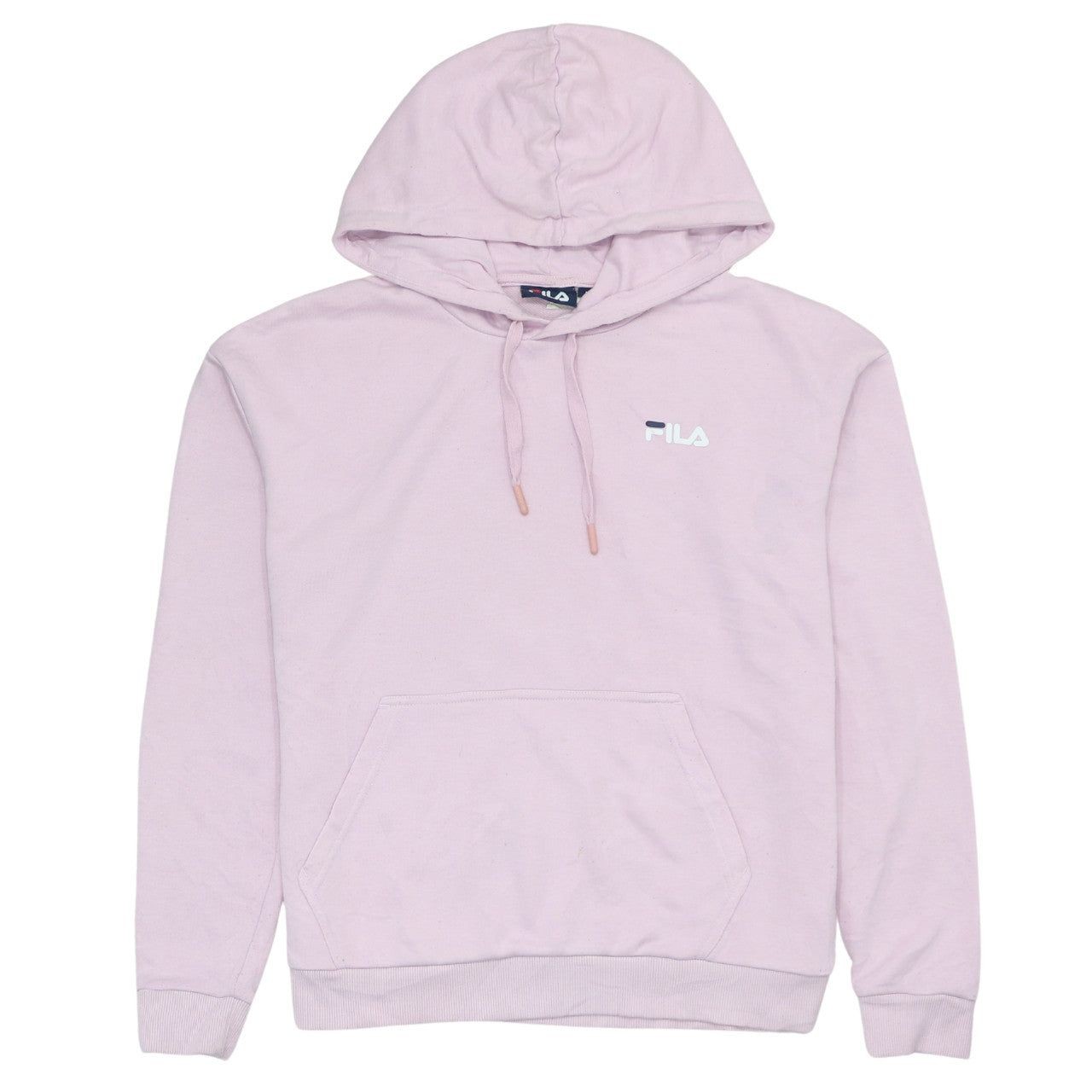 Felpa con cappuccio vintage FILA ROSA UOMO M