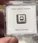 Geiger Edelmetalle 1 Gram Silver Square Bar - Virgin- In Capsule
