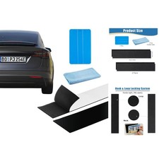 Moderne Klett Kennzeichenhalter 4-teiliges Set - Wetterfest und vibrationssicher