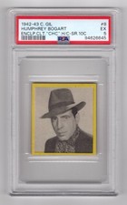PSA 5 HUMPHREY BOGART 1942 C. Gil Card THE HIGHEST EVER GRADED 1/1 RARE RARE