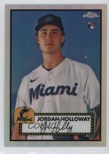 2021 Topps Chrome Platinum Anniversary Refractor Jordan Holloway #110 3y1