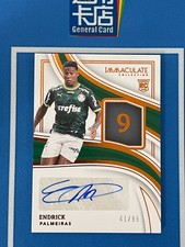 2023-24 Panini Immaculate Endrick 41/99 RC Patch Auto Numbers Signatures