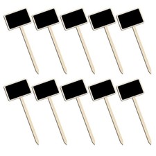 10Pcs Plant Signs Plant Stakes Small Chalkboard Labels Plant for Labelling