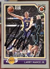 2016-17 Panini Complete #177 Larry Nance Jr. Signed Card IP Auto LA Lakers