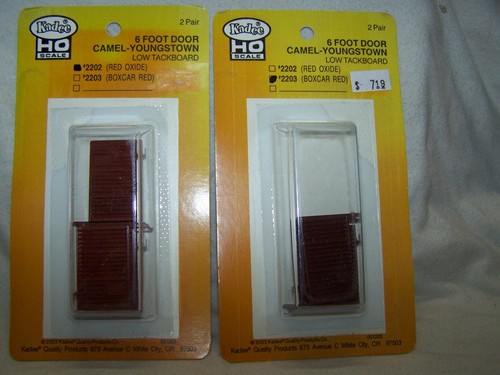 Tablero bajo Kadee #2202 y #2203 6 pies puertas Camel-Youngstown (1 paquete cada uno) | Condition: New