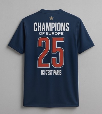 Maillot PSG 2024/25 UEFA Champions League – Version Joueur Messi – Taille 2XL (équivalent XL)
