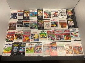 ATARI 2600 Vader 4 Switch System  37  Games and Manuals    Tested   Working